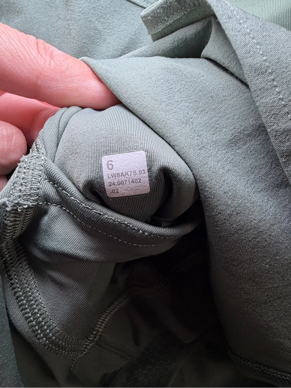 Green Lululemon Athletic Skort